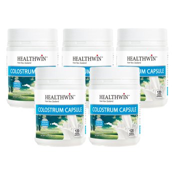 HealthWin [해외] 뉴질랜드 헬스윈 콜로스트롬 초유 500mg 120정 5팩