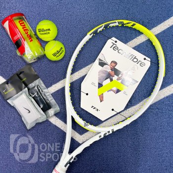 테크니화이버 TFX1 V2 255g G1 테니스라켓 스트링외 4종