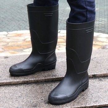 작업 데일리 부츠 롱 소재 레인 낚씨 남성 고무 (WFGY5AN)