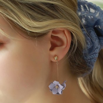 [권진아,블랙핑크 지수,선미,유정 착용]프리지아 언발런스 댕글 귀걸이