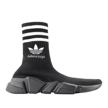 [해외] [해외배송] 발렌시아가 스피드 LT 아디다스 스니커즈 717589-WBDV1-1009 BLACK/BLACK/WHT LOGO
