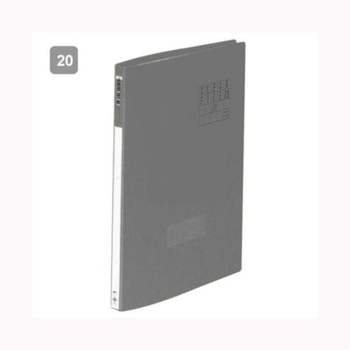 크리어화일 F420-77 회색 20매 문화산업 그레이