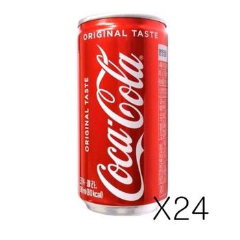 [코카콜라] (24캔)코카콜라 190ml  (코카콜라 미니) 탄산 음료 (S16258038)