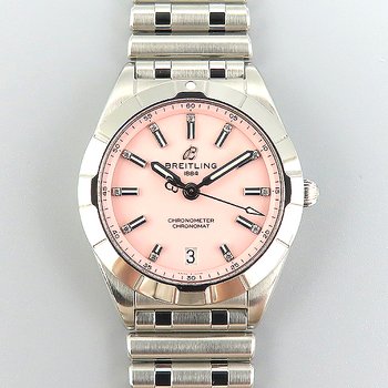 [중고] 고이비토 브라이틀링 11P 다이아 크로노맷 32 여성시계 K0328BRT