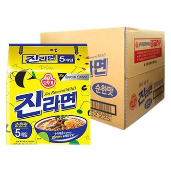 오뚜기 [트레이더스]오뚜기 진라면 순한맛 X40개