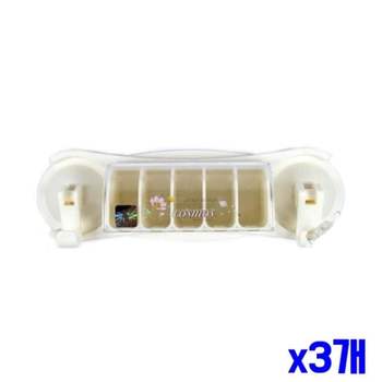 화이트 L6V0U3Q4 다용도 칫솔걸이 x3개 칫솔통 칫솔홀더