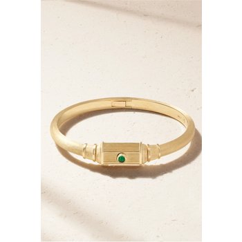 [해외] 마리 리히텐베르크 18캐럿 골드 에메랄드 팔찌 46376663163046222