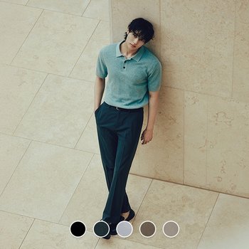 [지오다노][변우석PICK] 남자 테이퍼드핏  여름용 이지케어 슬랙스 [5color] 115516