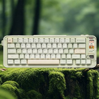 [해외] TickType QK65MK3 기계식 키보드 알루미늄 HiFi 커스텀 3모드  게이밍 키보드