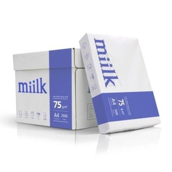 [VCMPHATW]밀크 복사지 인쇄 복사 A4 75g 1박스 5팩 2500매