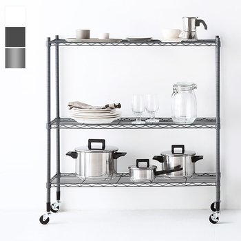 마켓비 RACKEY 900 선반 3단 900900 바퀴포함