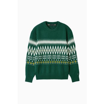 [신세계백화점][타미힐피거 남성] 페어아일 울 블렌드 크루넥 스웨터 니트 T12F9KPO450MT1 0CG