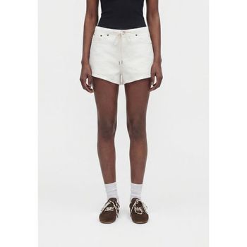 [해외] Abercrombie  Fitch 아버크롬비 앤 피치 클래식 타이 웨이스트 브릴리언트 - 데님 반바지 흰색 7