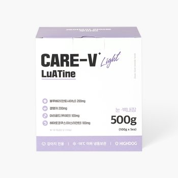 하이독 케어브이 라이트 루아틴(눈) 기능식 500g