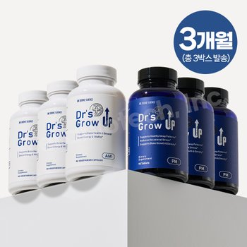[해외] [무료배송/미국정품] 본사이언스 닥터스업 닥터스그로우업 AM+PM 3개월분