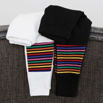 상세설명 참조 알록 달록한 무지개 패치 유아동복 하의 레깅스