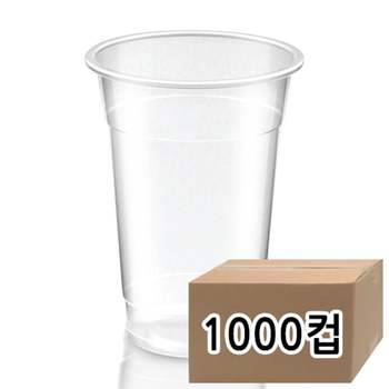 투명 JV94TK26 PET 일회용 아이스컵 98파이 20온스 업소용 음료컵 1000개