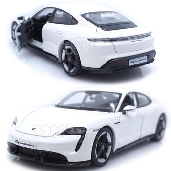 아트박스/브라고 1:24 브라고 포르쉐 타이칸 터보S 화이트 미니카