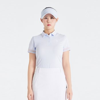 26SS 여성 소매 메쉬 카라 반팔 티셔츠 TT6-67HG41-940