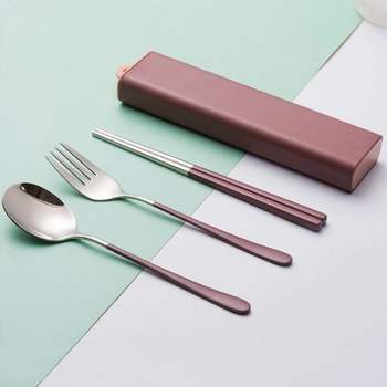 식도락 휴대용 수저 포크세트 개인 도시락 수저통