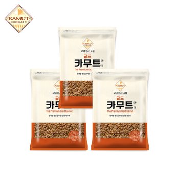 [행사상품] 더프레시 곡물마켓 카무트 500g 3봉 + 수입산 귀리 500g 1봉 증정