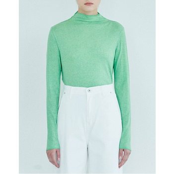 [MOMEN] Half Neck Color Top - Light Green_XMCALYZA21142