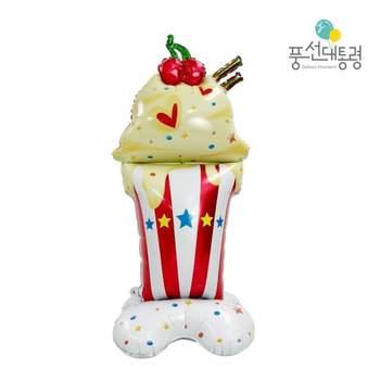 스탠딩 NC27HO98 은박풍선 팝콘 딸기 곰돌이 대형 파티용품 생일풍선 헬륨