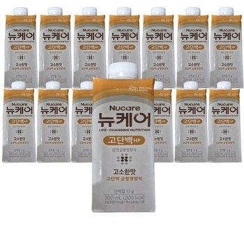 뉴케어 고단백  에이치피 200ml 60팩 하이프로틴 균형영양식 음료 노인 유동식 카제인나트륨 부모님선물