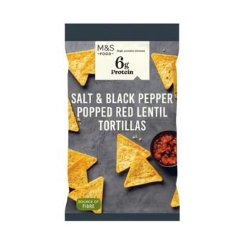 [해외] M&S 영국 막스앤스펜서 소금&후추 레드 렌틸 토르티야칩 90g