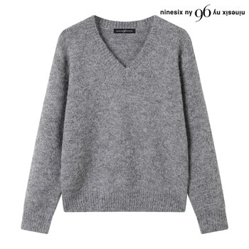 데일리 베이직 V넥 오버핏 긴팔 니트 (NP3KT026L0)