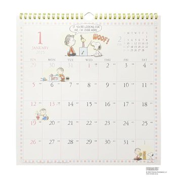 2025년 수채화 일정/PEANUTS 스누피 달력 No.178
