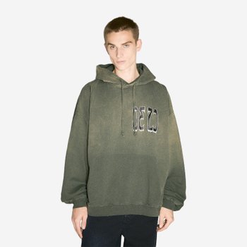 [해외] [해외배송] 032C 스플라이스트 버블 코튼 로고 후드티 F24 URC 0632 450 FADED OLIVE DRAB