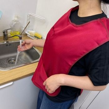 앞치마 다용도 밥차 방수 포켓 봉사활동 짧은