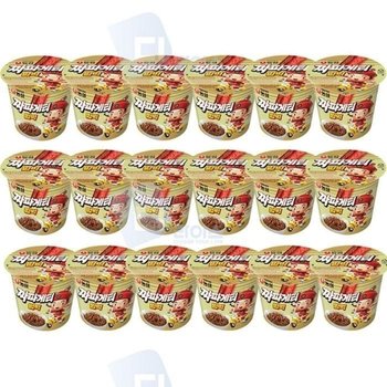 농심 짜파게티범벅 아무 70g 18개 컵라면 사천 짜장면