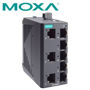 MOXA NG08IE32 산업용 8포트 스위칭 허브(메탈 하우징) EDS-200