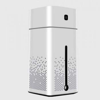 화이트 1리터 USB 큐브 초음파 가정용 가습기 무드등 미니가습기 자동꺼짐가습기 간편세척가습기