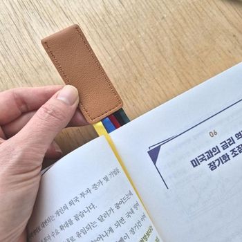 멀티 컬러 PU 책갈피 페이지 고정 태슬 북마크 학교 학원 성경책