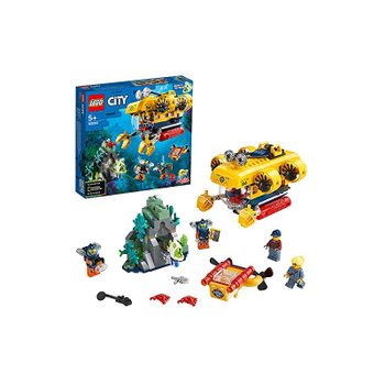 [해외] 레고(LEGO) 시티 바다 탐험대 심해 잠수함 다이빙 어드벤처 남아 5세 이상 장난감 60264