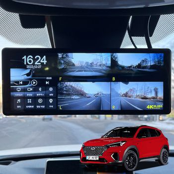 뉴투싼IX 901WRY05 호환 4채널 호크W9 블랙박스