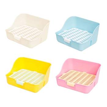 배변판 랜덤 사각 화장실 배설물 대 플라스틱 토끼