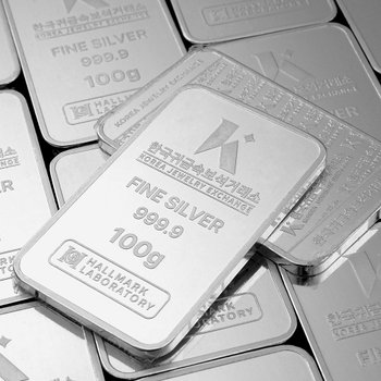 100g 프레스 실버바 999.9 한귀보 포나인 은바