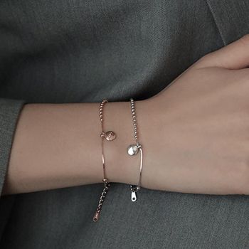 온나핏 SB88NB88 로즈골드팔찌 러키팔찌은팔찌 여친팔찌 은팔찌