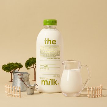 더 밀크 제주 유기농 A2 플러스 우유 900ml