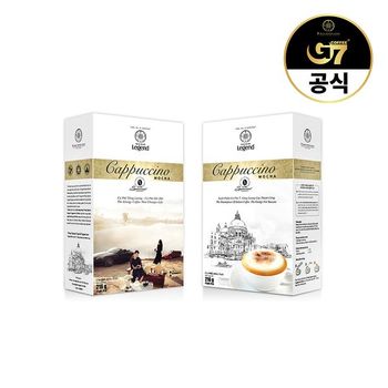 쭝웬 레전드 카푸치노 모카향 12T 인스턴트 베트남 스틱 커피 믹스_P324056506