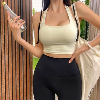 홀터 셔링 브라탑 SW20077F 노와이어 백리스 비키니 래쉬가드 브라 수영복 필라.._P363591088