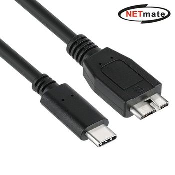 넷메이트 RV68ZM06 USB3.1 Gen2 CM-MicroB 케이블 1m NMC-UC01B