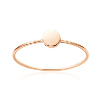 [비앤비골드] 14K 미니 원형 각인 커스텀 텐션링 반지 NPR41944