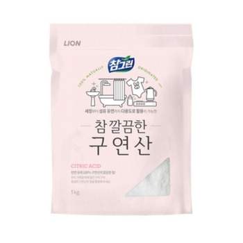 참깔끔한 YKN285M1 구연산 1kg 표백제 과산화수소 식용구연산효능 먹는 차아염소산칼슘 함수