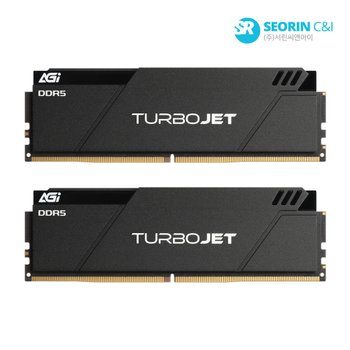 [서린공식] AGI DDR5-6000 CL30 TURBOJET UD858 블랙 패키지 서린 (32GB(16Gx2))