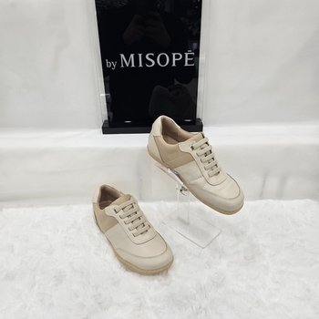 By 여성 스포티 심플 스니커즈 112HH410YD001 IVORY 3_JJ